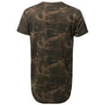 thumbnail image 2 of FashionOutfit Men's Short Sleeve Military Camo Print Shirt With Zipper Details, 2 of 3