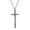 Silver, variant on Cross Necklaces for Men Stainless Steel Vintage Crucifix Pendant Cool Necklace Silver