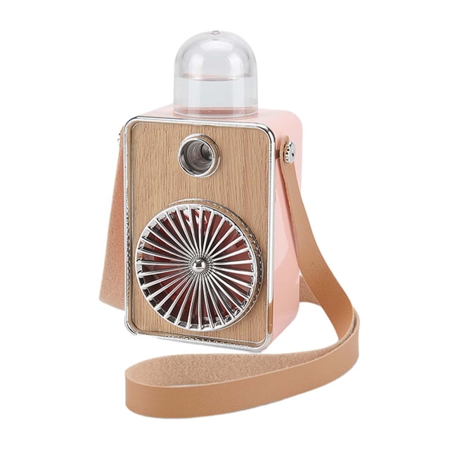 Lksixu Handheld Fan Hanging Fan 3 Gears Portable Cooler Neckband Fan Wearable Humidifier Cooler With Night Light Small Portable Fan Kitchen Gadgets
