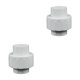 thumbnail image 2 of Riwesomey Conector de unión de tubería de PVC para Hotel en casa, riego de jardín, interfaz roscada, manguera de agua, conectores rectos Type3 NO3, 2 of 6