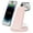 Pink, variant on STYU 3-in-1 Charging Station Compatible with iPhone, Wireless Charger Compatible with iPhone 16 15 14 13 12 11 X Pro Max and Apple Watch - Wireless Charging Station for AirPods 4 3 Pro