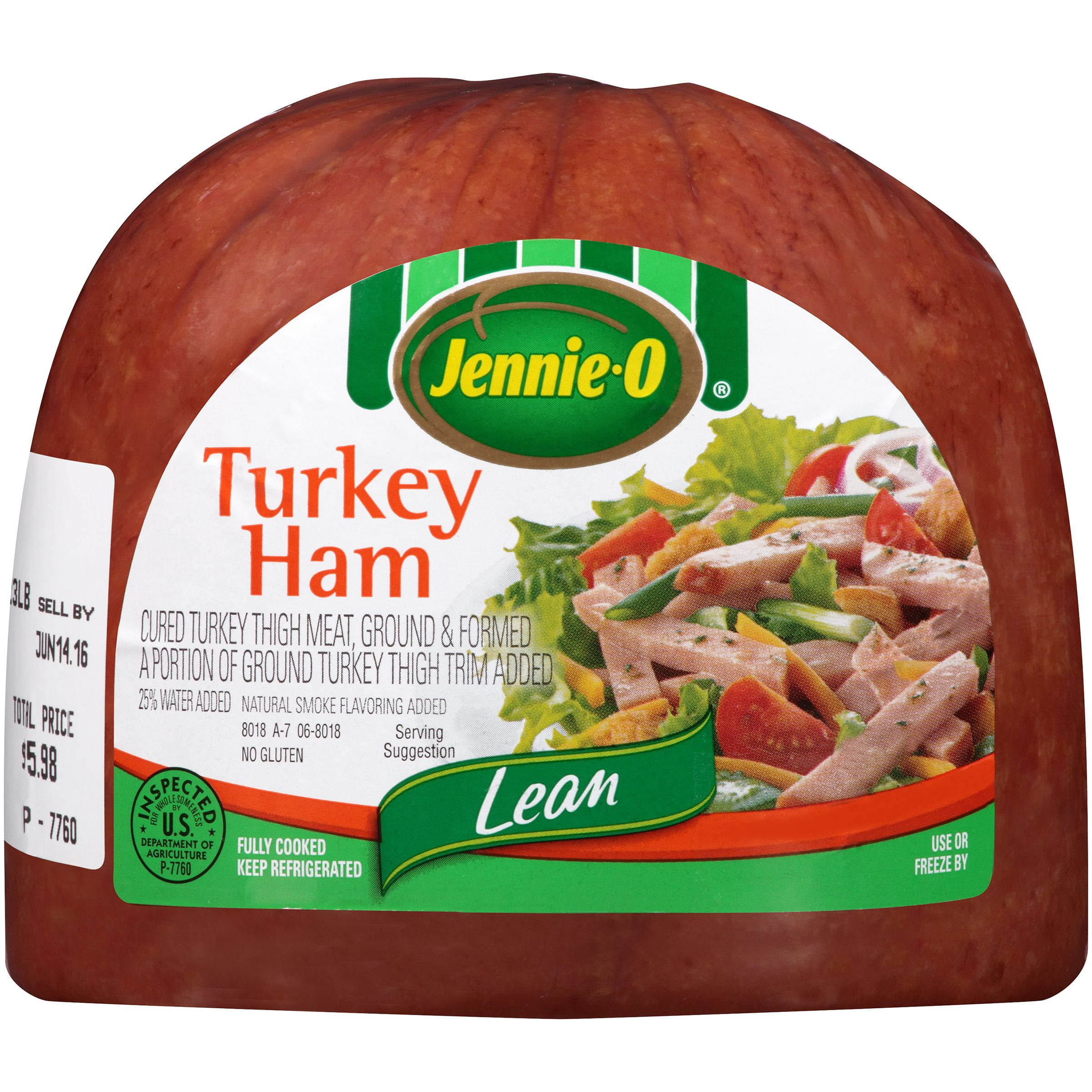 Jennie-O Fully Cooked Half Turkey Ham, 1.5-2.5 lb ...