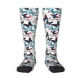 thumbnail image 1 of Gaeub Chaussettes Design Imprimé Papillon Chaussettes Hautes Extensibles pour Hommes Femmes Adolescents, Chaussettes de Softball Soccer pour Randonnée, Sport, 1 of 6