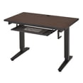 thumbnail image 3 of Techni Mobili Alto Sit-To-Stand Workstation Computer Desk in Hickory, 3 of 6