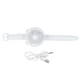 thumbnail image 1 of Small Watch Fan, Silicone Watch Fan Wrist Strap Portable Cute  For School For Children White, 1 of 8