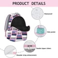 thumbnail image 4 of Geometric Shapes with Raised Texture Backpack - Adds Dimension to Your Style, Practical for School and Day Trips, Unique Conversation Starting Gift, 4 of 6