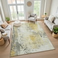 thumbnail image 7 of Addison Rugs Mayfield Premium Machine Washable Transitional Abstract Gold Rectangle Rug, 9' x 12', 7 of 7