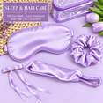 thumbnail image 5 of Vonieion 17Pcs Birthday Gifts for Women,Relaxing Spa Basket with 40 oz Tumbler,Headband and Flannel Blanket,Care Gifts Set for Her Mom Sister Best Friend Wife,Mother's Day,Christmas Gifts,Purple, 5 of 6