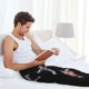 thumbnail image 5 of Fotbe Tricolor Koi Fish Trio Pantalones de Pijama para Hombre, Pantalones de Dormir, Pantalones de Casa con Cintura Ajustable y Bolsillos-Medium, 5 of 6