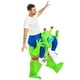 thumbnail image 2 of Disfraz inflable de alienígena JUROSAICA para fiesta de Halloween para adultos, 2 of 6