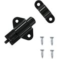 thumbnail image 5 of nipocaio Loquet de Porte 4 Pcs Loquet de Porte Automatique Verrou de Portail Extérieur Loquet de Fenêtre Ressort Loquet de Porte Noir Aluminium avec Vis, 5 of 5