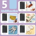thumbnail image 4 of Sekonow 4Pcs Birth Control Pill Case Holder, PU Leather Birth Control Case Sleeve Wallet with Snap and Keyring, Privacy Protection Contraceptive Medicine Holder Keychain, 4 of 7
