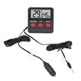 thumbnail image 2 of Temperature and Humidity Meter, 2 External Probes Multifunctional High Sensitivity Digital Temperature Monitor  for Reptile Water Tank, 2 of 7