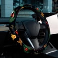thumbnail image 6 of Christmas 14.5 Inch Printing PVC Leather Car Wheel Cover, Steering Wheel Covers, Auto Accessories, 6 of 6