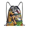 thumbnail image 1 of Zufioo Scooby-Doo Sac de Sport Imprimé Sac de Gym à Ficelles Lavable en Machine Sac à Dos à Ficelles pour Hommes Femmes-Moyen, 1 of 6