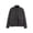 Dark Gray 01, variant on Karymi Womens Workout Tops Solid Wool Blend Bomber Jacket, Stand Collar Zip & Button Front Long Sleeve Cropped Coat with Big Patch Pockets, Warm Casual Outerwear for Fall Winter Rain Jacket Women