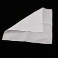 thumbnail image 2 of 100% Cotton Handkerchiefs Classic Solid White Pocket Square Gift Set 28x28cm, 2 of 7