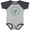 Baseball Heather and Navy, variant on Nurse Practitioner Mommy Childs Boys or Girls Baby Bodysuit