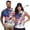 250th Anniversary Eagle, variant on Sea Turtle Matching Shirts for Couples Sleeveless Golf Tops for Women Moisture Wicking Mens Short Sleeve Golf Shirt Lightweight Quick Dry Man 2XL