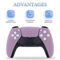 thumbnail image 3 of Skin Sticker for PS5 Slim / Pro / Standard Disc / Digital Edition Console and Controllers Decals for PlayStation 5 Lilac LAVENDER, 3 of 5