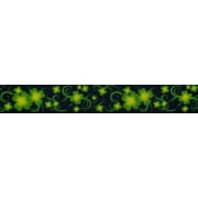 Country Brook Design® 1/2 inch Clovers in the Wind Polyester Webbing, 5 Yards