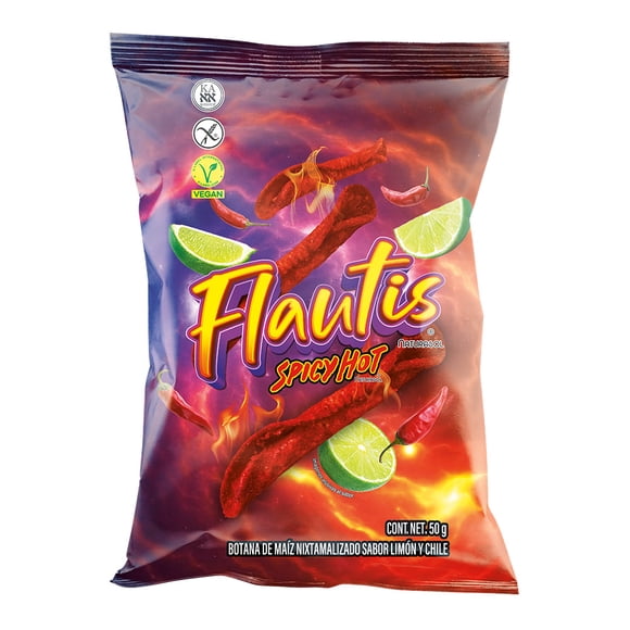 Totopo Flautis Spicy Hot 50 g