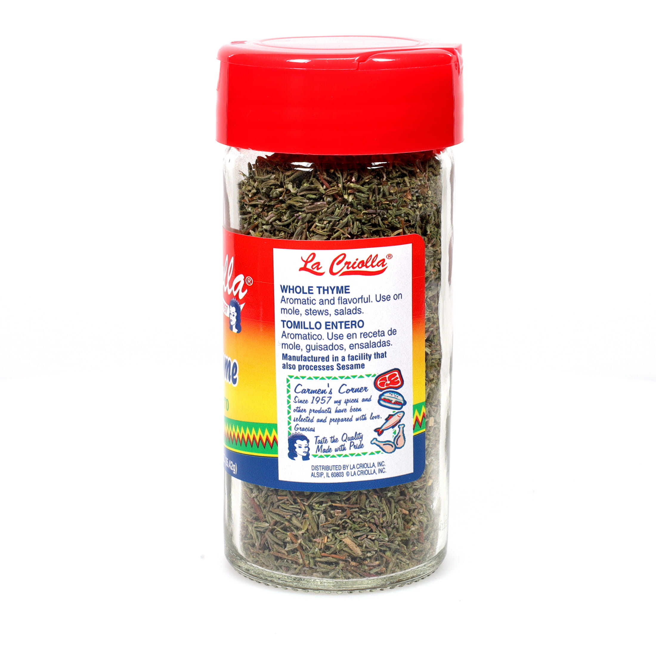 La Criolla Whole Spanish Thyme, 1 oz