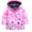 Pink, variant on jjayotai Girls Clothe Jacket Kids Raincoat Coat Hooded Outerwear Children Clothing Jacket Purple 3 Years