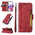 thumbnail image 1 of Allytech Case for Samsung Galaxy A53 5G,PU Leather Wallet Cover with ID Credit Card Slots,Magnetic Buckle Flip Stand Shock Absorption Protective Phone Case + Wrist Strap,Red, 1 of 15
