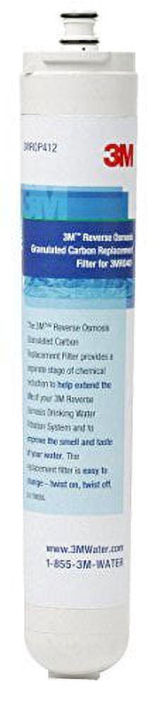 3m Quick-Connect Filter, 0.5 gpm, 33/8 in Dia 3MROP412-20A