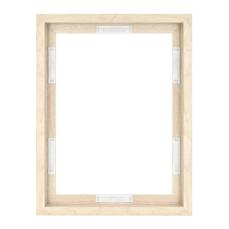 MCS Canvas Float Frames 16x20 Frame, Black Frame for Finished Canvases, Vertical & Horizontal Wall Hanging Large Frame with Adhesive for Canvas Paintings (1-Pack)