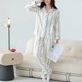 thumbnail image 2 of COM1950s Ensembles de Pyjama pour Femmes, Pyjamas pour Femmes, Mode Décontractée Ample en Flanelle à Manches Longues, Ensemble de Pyjama, Ensemble de Pyjama pour Femmes, 2 of 9