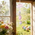 thumbnail image 6 of Eespoir Easter Egg String, Spring Artificial Flowers Easter Egg, Foam Wrapped Paper Eggs, Easter Hanging Ornaments for Easter Party Tree, 6 of 6