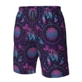 thumbnail image 4 of Balery Purple Dreamcatcher1 Traje de Baño Estilo Hawaiano para Hombre, Shorts de Secado Rápido con Bolsillos-Large, 4 of 6