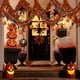 thumbnail image 5 of Decoraciones de Halloween, decoración de Halloween, tiras de flores de colores, suministros para fiestas colgantes, cinco estrellas, calabazas, arañas, papel, accesorios de Halloween colgantes, tiras, 5 of 7