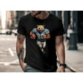 thumbnail image 2 of American Football Player Bear Game Day Gift Men Women Kids T-Shirt American Football Player Birthday Holiday Presents Tshirt, 2 of 10