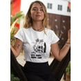 thumbnail image 2 of Less Work More Surf Shaped T-Shirt Women -Image by Shutterstock, Female Small, 2 of 4