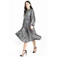 thumbnail image 2 of Vestido plisado con laso Roman Fashion / Juvenil, 4322 (Plateado) plateado G, 2 of 6