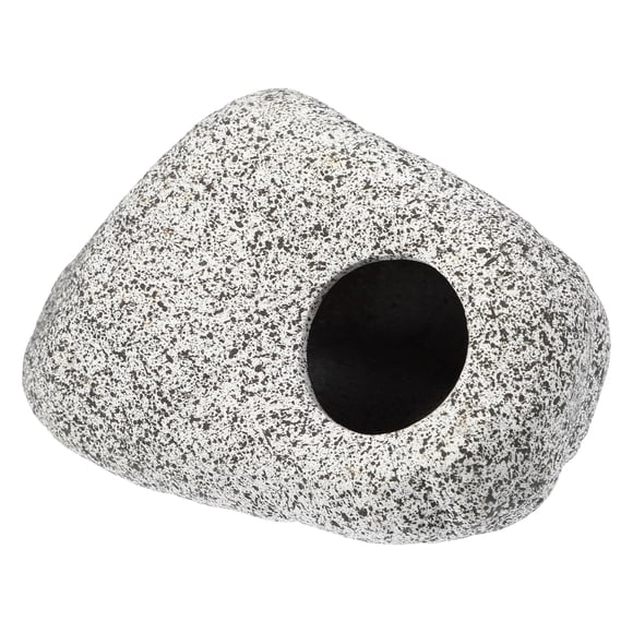 Unique Bargains 5.28x3.94x3.07 Inches Fish Tank for Aquatic Pets to Breed Play Rest Aquarium Hideaway Rock Cave Ceramic