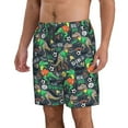thumbnail image 2 of Goofa Dinosaur Plays Soccer Printed Mens Swim Trunks Summer Quick Dry Short Beach Swimwear Bathing Suits-3X-Large, 2 of 9