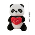thumbnail image 3 of PEIBang Adorable Valentine Stuffed Animal with Love,Cute Panda Stuffed Animals,Panda Plush Toy Birthday Christmas Valentine’s Day Gift, 3 of 6