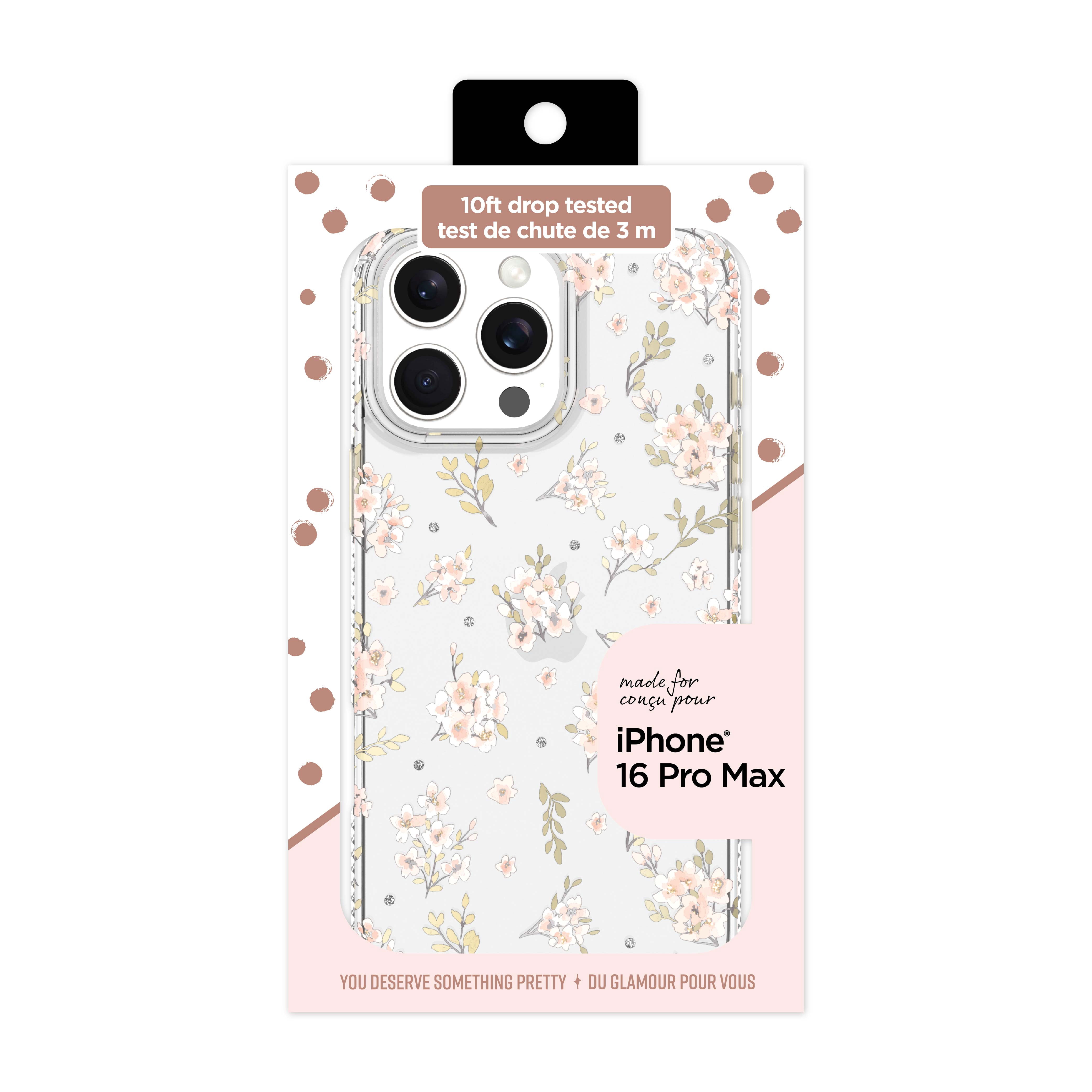 Petite Pink Floral - Premium Fashion Phone Case for iPhone 16 Pro