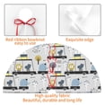 thumbnail image 4 of Lsque Lion Hippo Elephant On The Car Print Christmas Tree Skirt, Tree Skirt with Ties or Velcro, Perfect for Holiday Decorations, Halloween, and New Year-48", 4 of 7