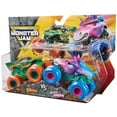 thumbnail image 4 of Monster Jam, Dragon Vs. Sparkle Smash Die-Cast Monster Trucks, 1:64 Scale, Kids Toys for Boys Ages 3 and up, 4 of 6