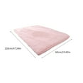 thumbnail image 2 of Pink Rug Fluffy Rug Area Rug Rug for Bedroom Long Pile Carpet Small Soft Shag Fuzzy Shaggy Carpets Modern Shaggy Carpet Home Decor Aesthetic (1Pc 47.24"x23.6"), 2 of 2
