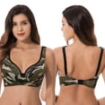 thumbnail image 3 of Curve Muse Women’s Unlined Plus Size Comfort Cotton Underwire Bra-OLIVE/MULTI,BLACK-34B, 3 of 7