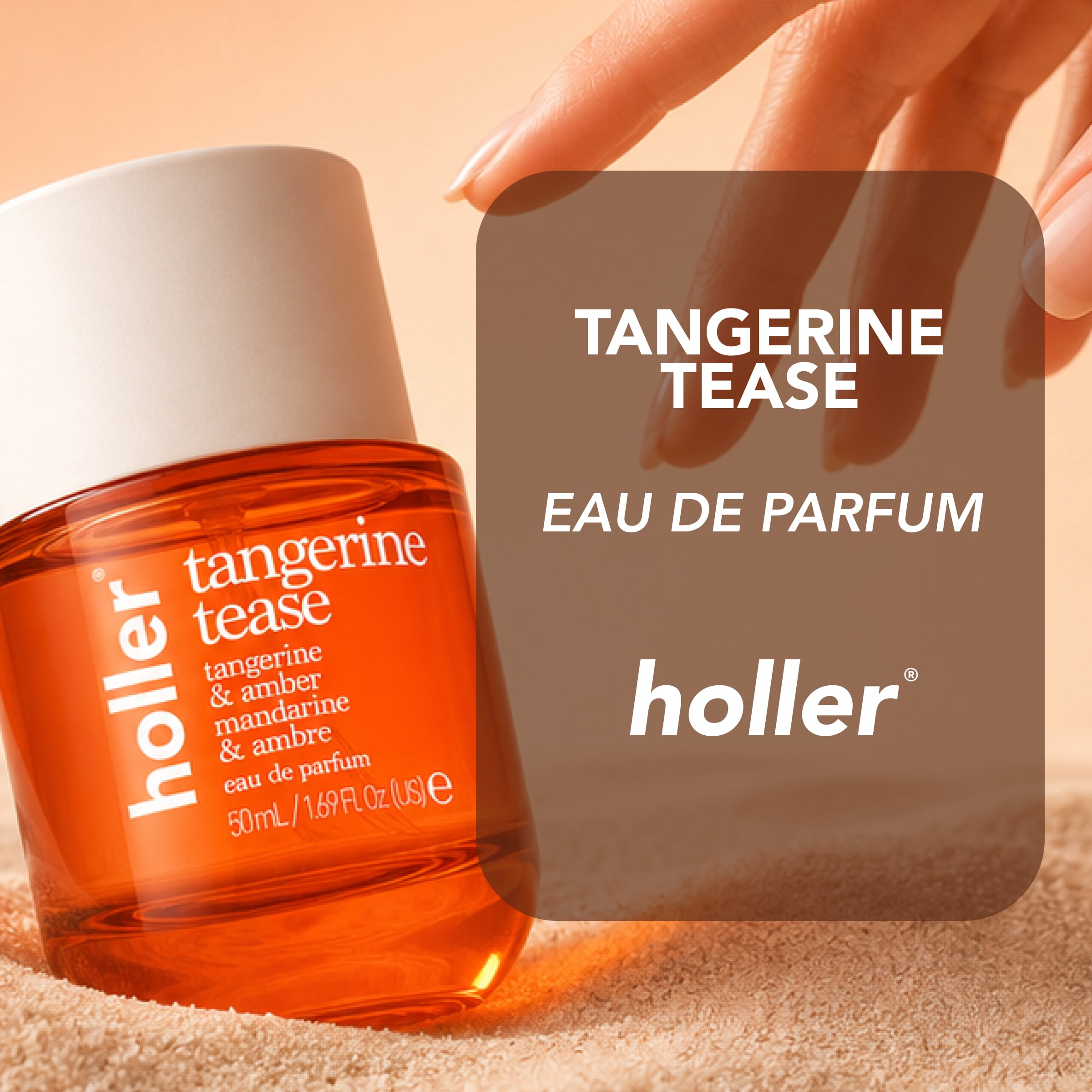 HOLLER Tangerine Tease Tangerine & Amber Eau De Parfum, 1.69 fl oz