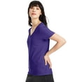 thumbnail image 3 of Hanes Womens T-Shirt 2-Pack Tee V-Neck Nano-T Short Sleeve Ultra-light cotton, 3 of 5