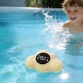 thumbnail image 4 of TIELUTT Digital Bathtub with LED Display Floating Temperature Gauge for Home Bathroom Spa Pool and Shower Bathroom Rugs Bath Towels Bulk Heated Towel Rack Towel Warmer Towel Racks for Bathroom Freest, 4 of 5