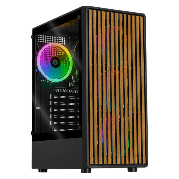 Computadora Escritorio Xtreme PC Gaming AMD Radeon Vega Renoir Ryzen 7 5700G 16GB SSD 1TB WIFI Black juegos casuales, trabajo y estudio
